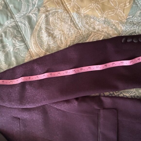 44R Jos A Bank Jacquard Dinner Jacket Blazer Tailored Fit Purple - Picture 6 of 13